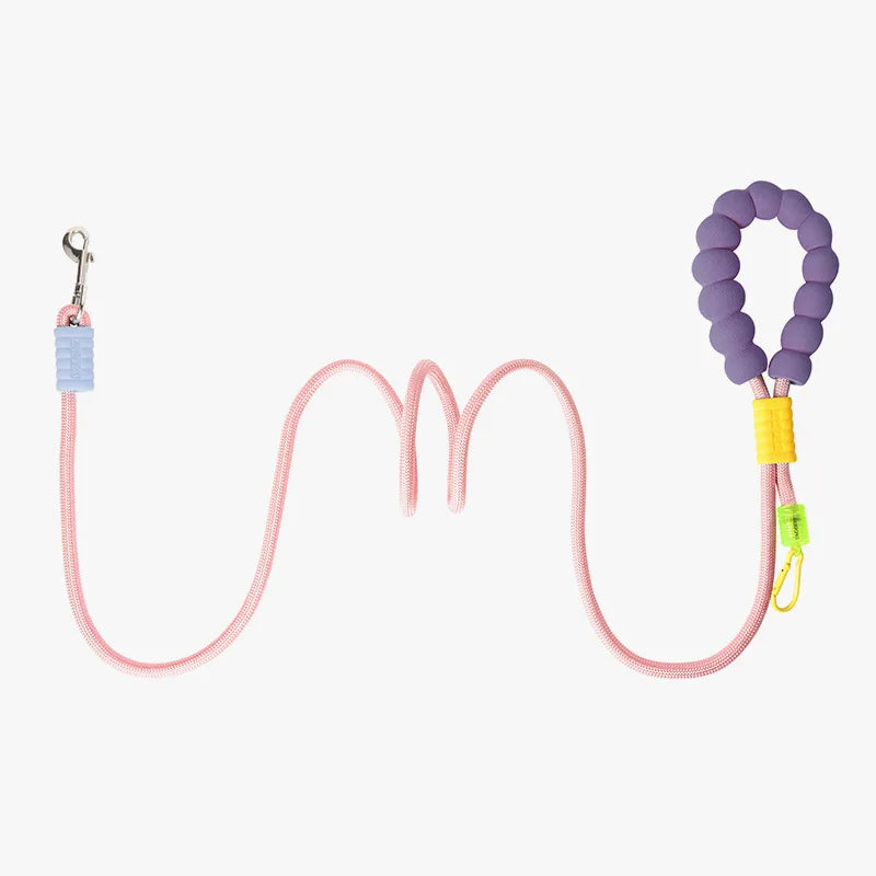 Cross Body Wearable Dog Leash Cloud Foam Cotton Handle P Leash For Dog Walking Outdoors
