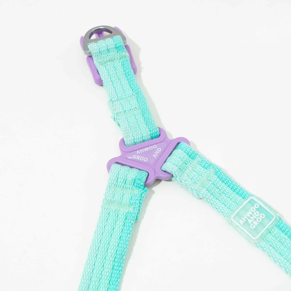 Breathable Dog Harness Leash Set Pink Soft Pet Chest Strap Small Medium Large Dogs Reflective Outdoor Dual-Purpose Pet Supplies
