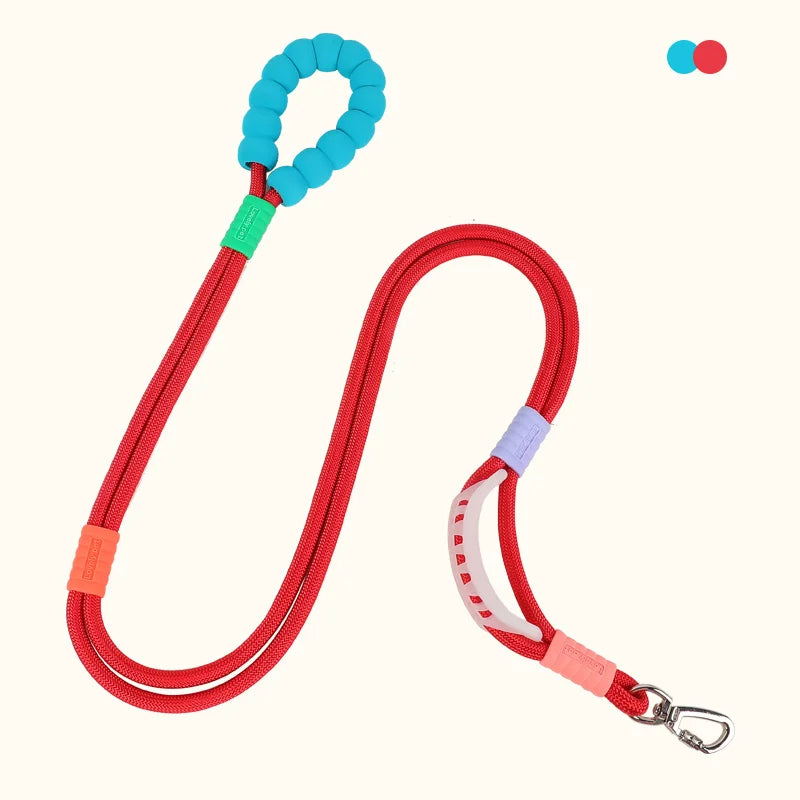 Versatile Pet Traction Leashes with a Comfortable Foam Handle