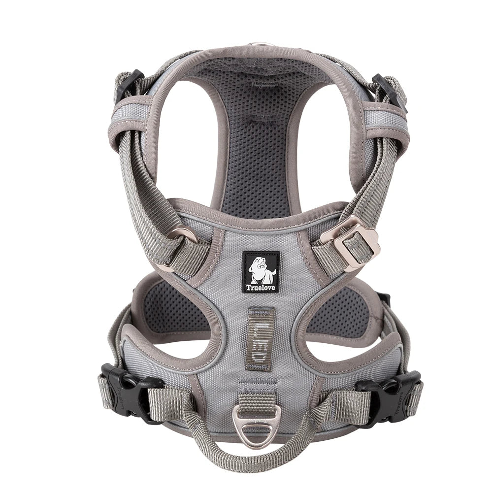 Truelove New Pet Harness Premium Anti Pull Reflective Light Up Nylon Breathable Adjustable Dog Harness Training Vest TLH5657