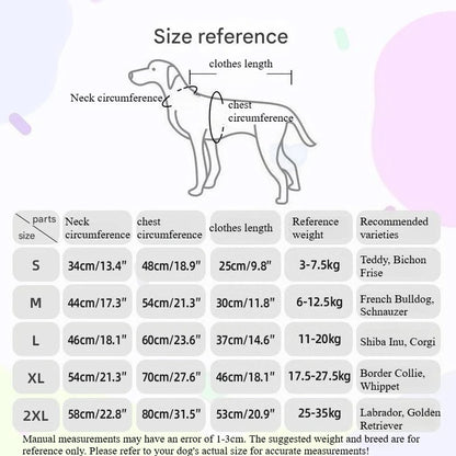 Lamb Fleece Dog Coat, Winter Warm Windproof Pet Vest with Leash Clip, for Small Medium Large Dogs