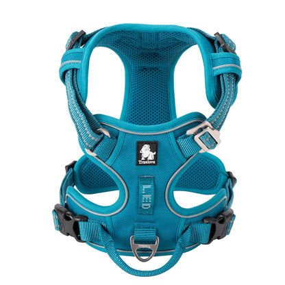 Truelove New Pet Harness Premium Anti Pull Reflective Light Up Nylon Breathable Adjustable Dog Harness Training Vest TLH5657