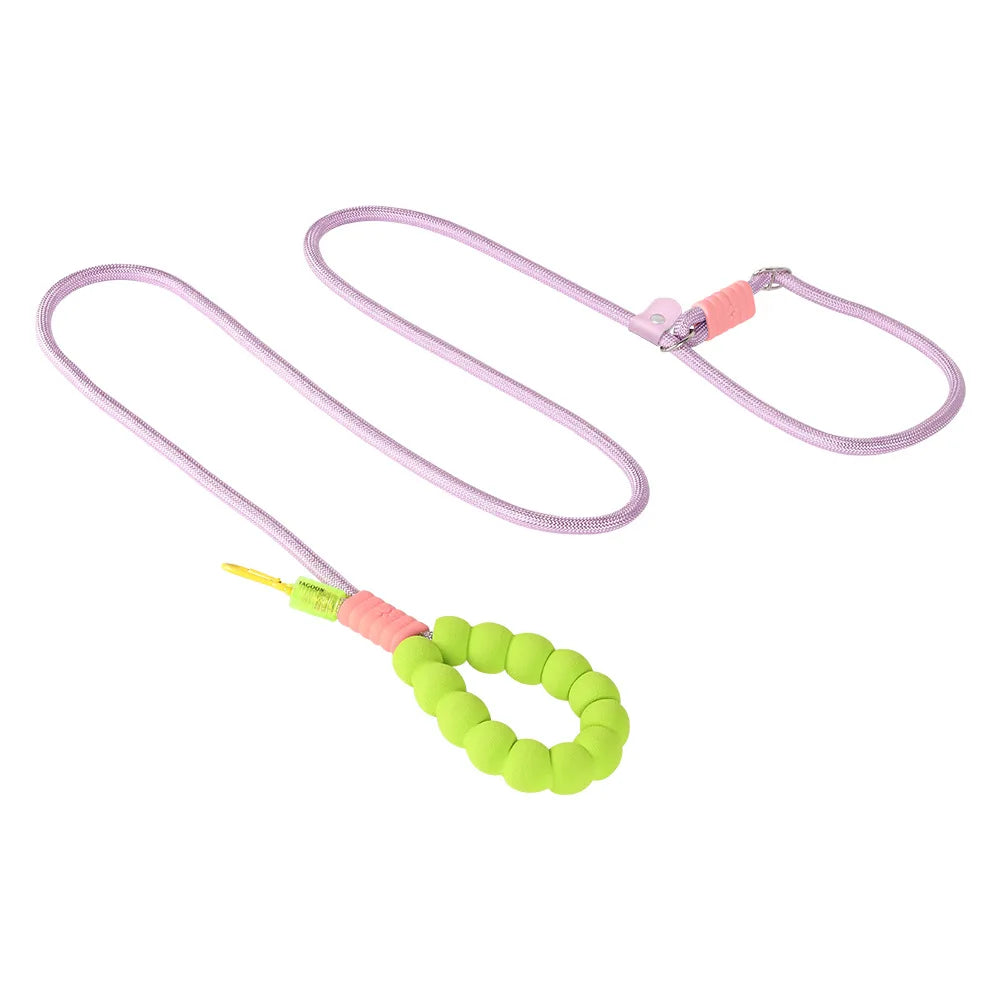 Cross Body Wearable Dog Leash Cloud Foam Cotton Handle P Leash For Dog Walking Outdoors