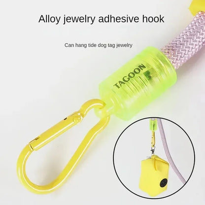 Cross Body Wearable Dog Leash Cloud Foam Cotton Handle P Leash For Dog Walking Outdoors
