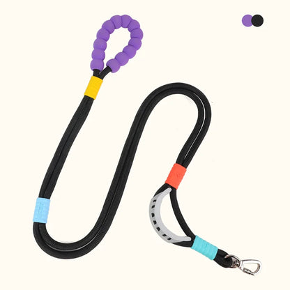 Versatile Pet Traction Leashes with a Comfortable Foam Handle