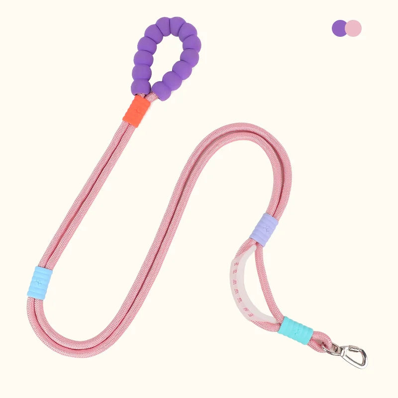 Versatile Pet Traction Leashes with a Comfortable Foam Handle